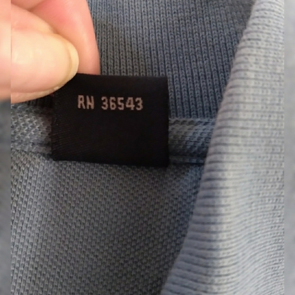 Izod Silk Wash men's 100% cotton blue polo shirt - Picture 8 of 11